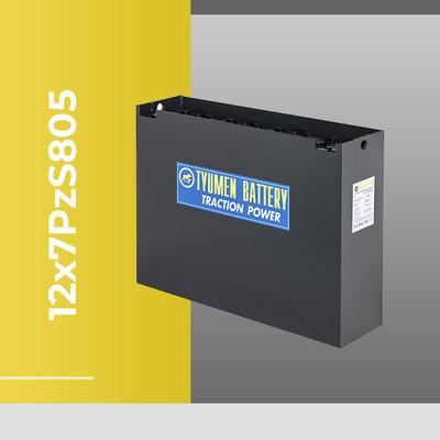 Тяговая свинцово-кислотная аккумуляторная батарея 12х7PzS805 для погрузчика Boss JE-13